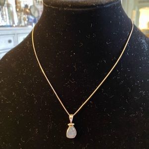 Sterling silver and opal